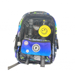 CHIMOLA EMOJI BLACK 17" SIRT ÇANTASI (TR16)