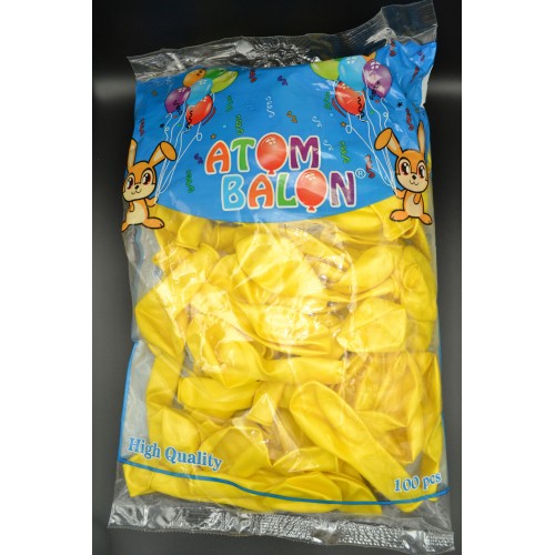 11'' METALİK SARI BALON