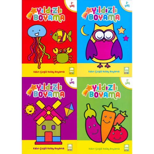 EMA ÇOCUK 2+ YILDIZLI BOYAMA KİTABI